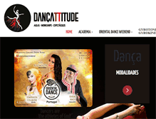 Tablet Screenshot of dancattitude.com